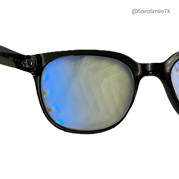 BCBGMAXAZRIA Black Framed Blue Light Blocker Glasses w/ Original Case - NWOT - Picture 8 of 12